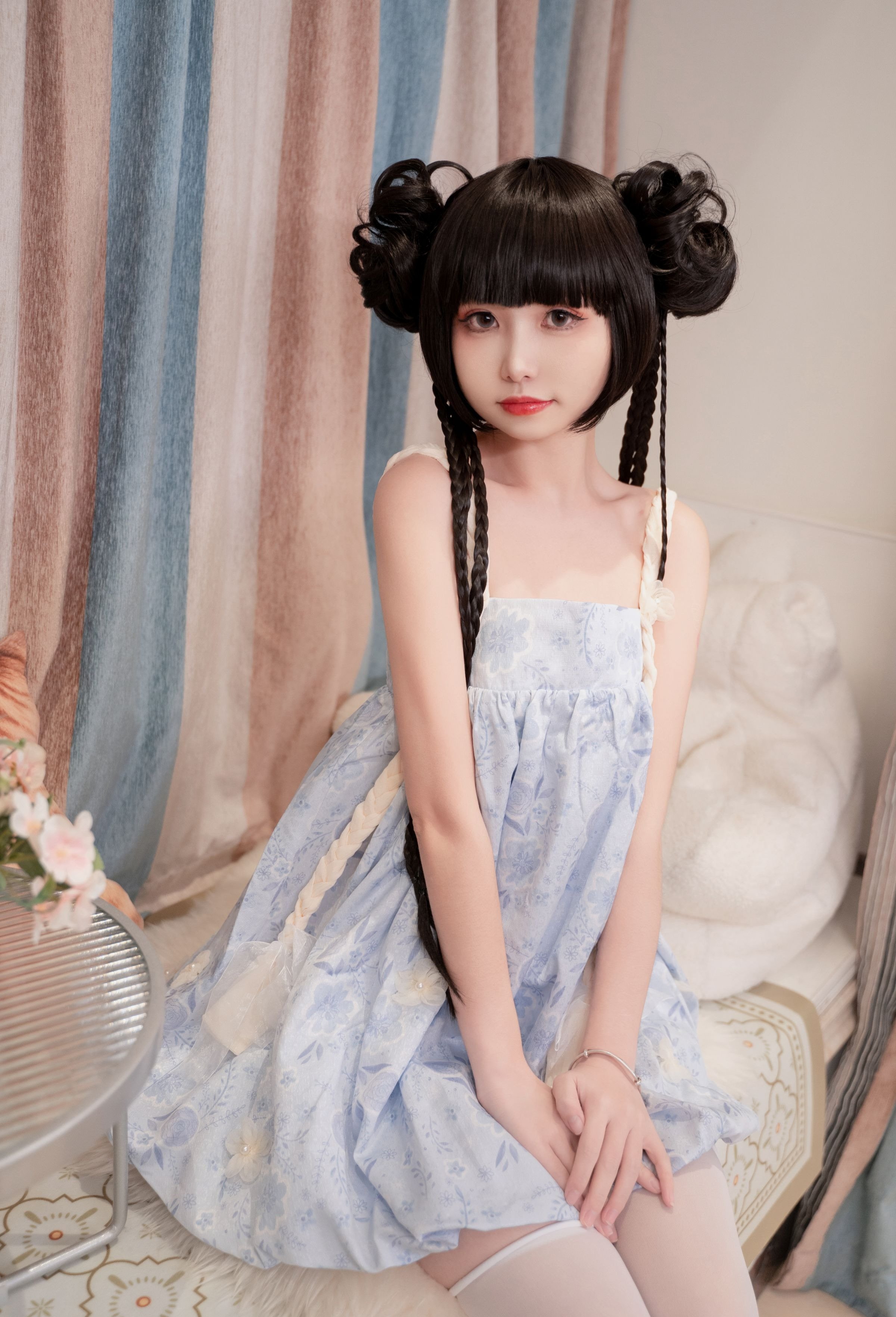 图片[1] - COS写真—稀有露臉 高端acg業界女神爆機少女喵小吉鄰家小妹《小吉的答謝禮》可愛蘿莉稚嫩小穴 誘人掰穴泛漿 - ACG play