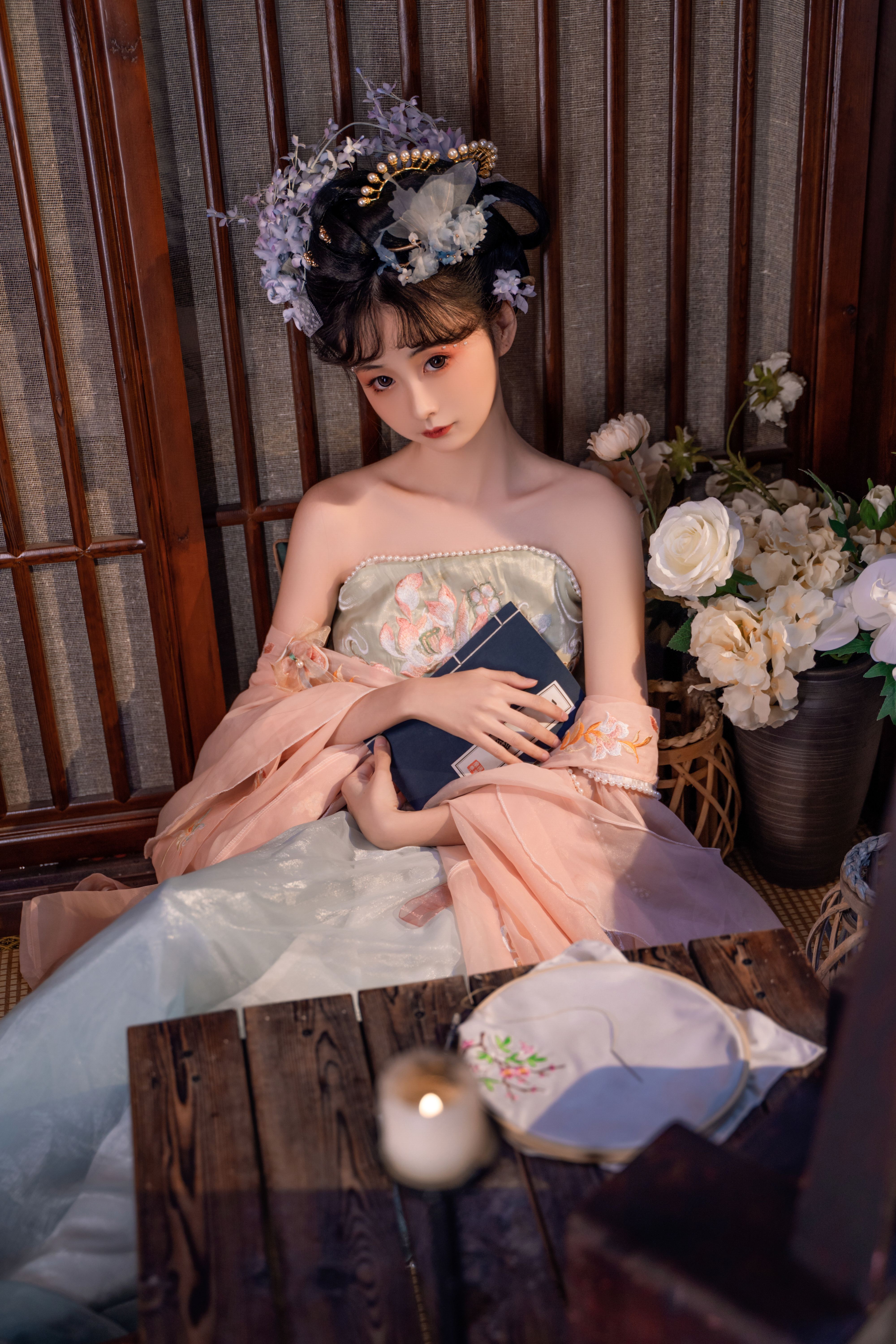 写真COS 花音栗子-碧窗梦 [61P]